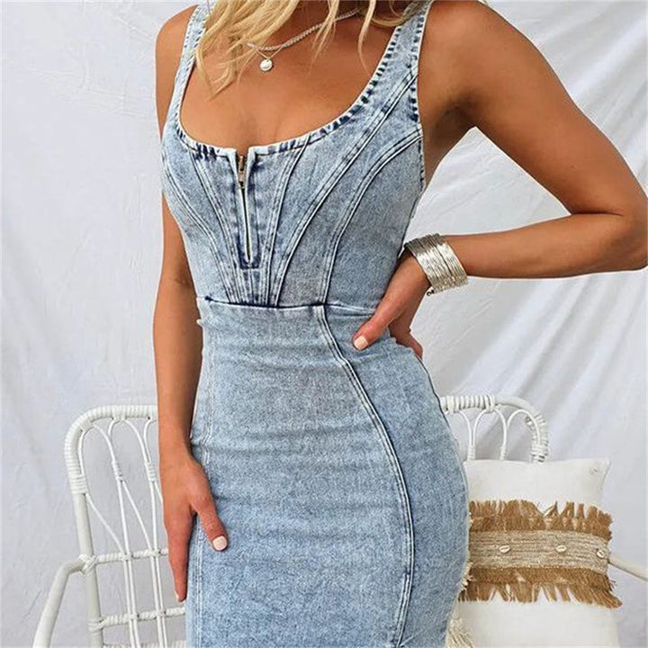 Celestia - Denim Dress