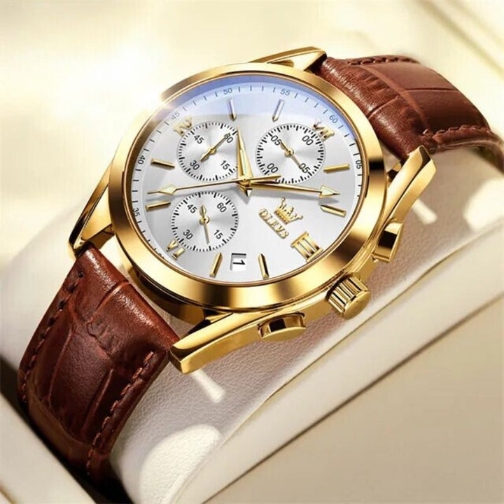 QUARTZ LUMINOUS CHRONOGRAPH WATCH | Radiant Timekeeping Precision