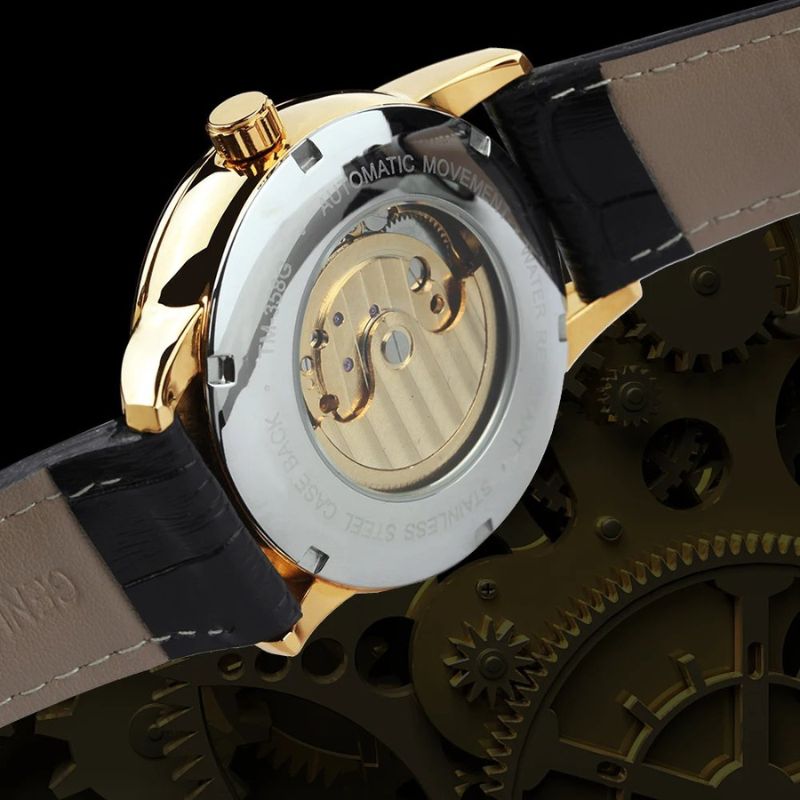MOONPHASE SKELETON AUTOMATIC WATCH | Elegance in Motion