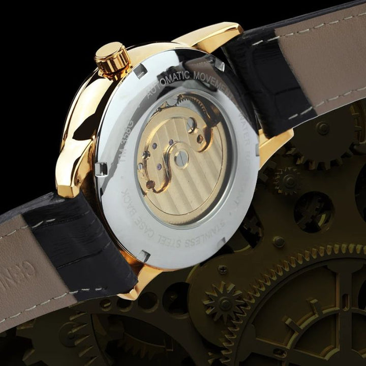 MOONPHASE SKELETON AUTOMATIC WATCH | Elegance in Motion