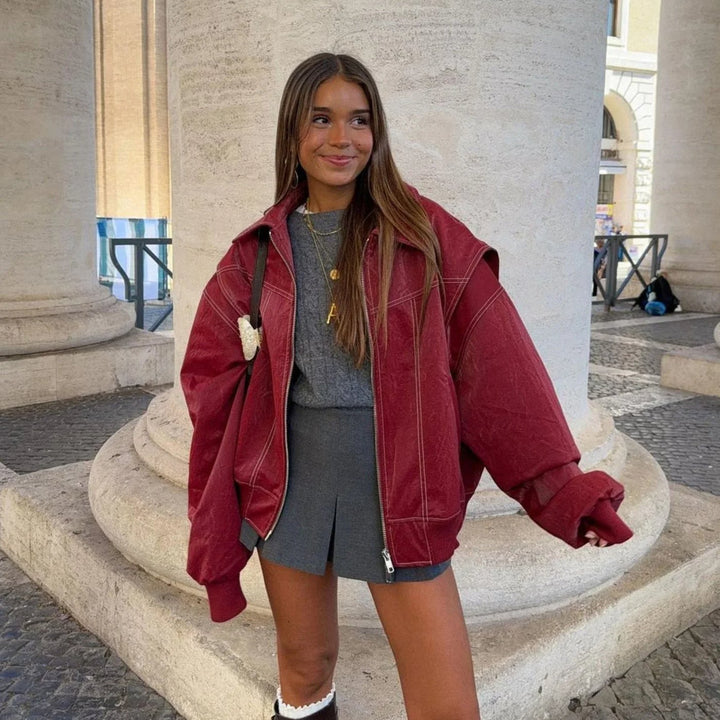 Leone | Oversized Bomber Jacket
