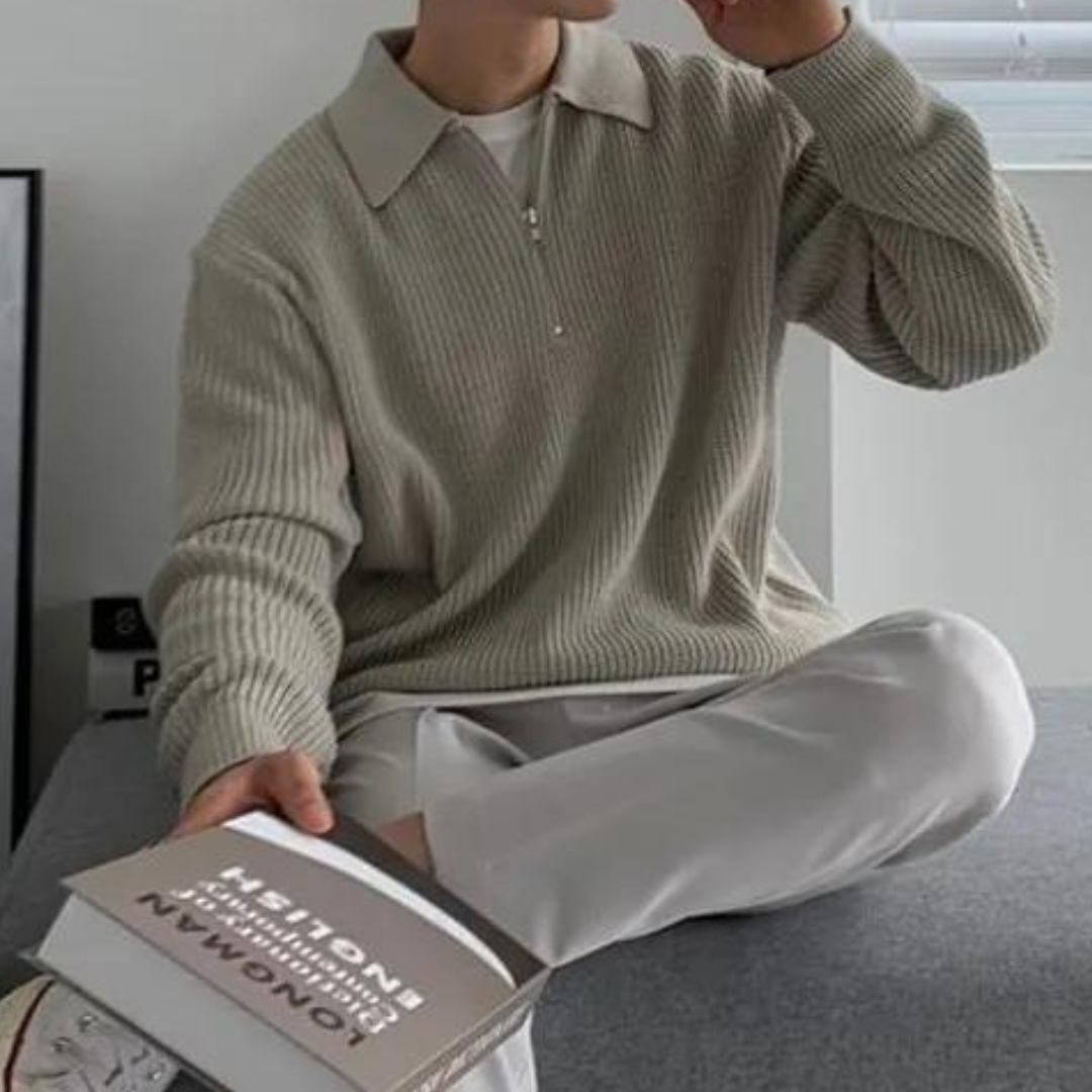 JULIUS HALF ZIP SWEATER