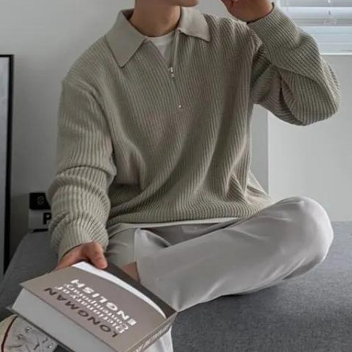 JULIUS HALF ZIP SWEATER