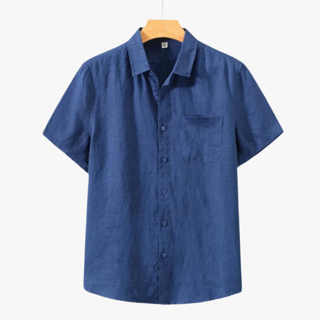 CANNES LINEN SHIRT (SHORTSLEEVE)