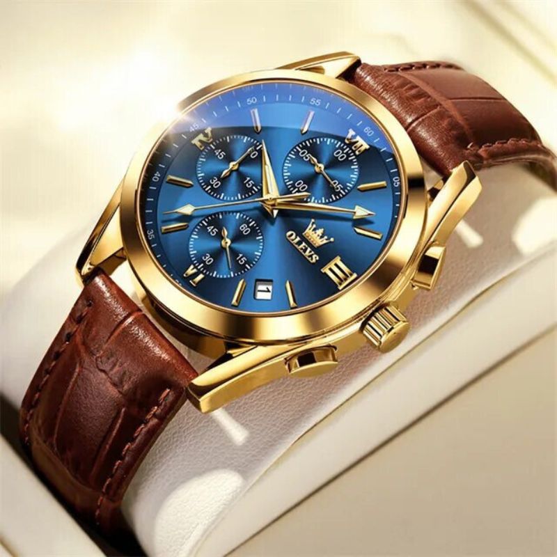 QUARTZ LUMINOUS CHRONOGRAPH WATCH | Radiant Timekeeping Precision