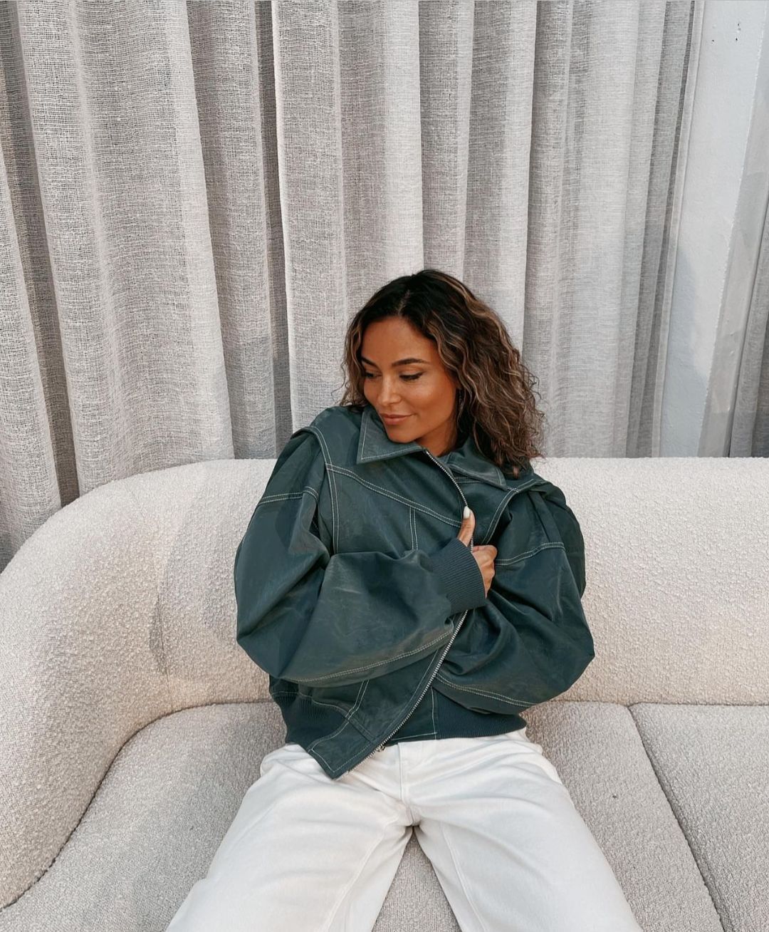 Leone | Oversized Bomber Jacket