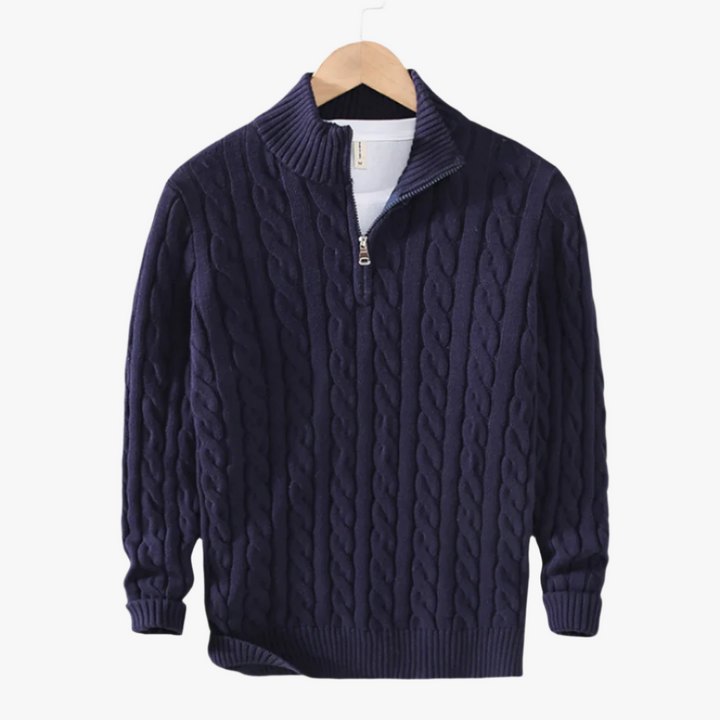 CONSTANCE HALF ZIP SWEATER