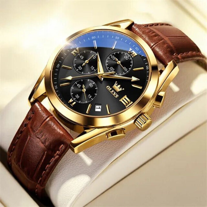 QUARTZ LUMINOUS CHRONOGRAPH WATCH | Radiant Timekeeping Precision