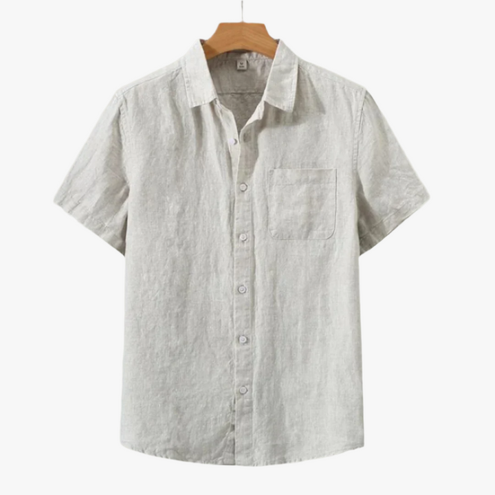 CANNES LINEN SHIRT (SHORTSLEEVE)