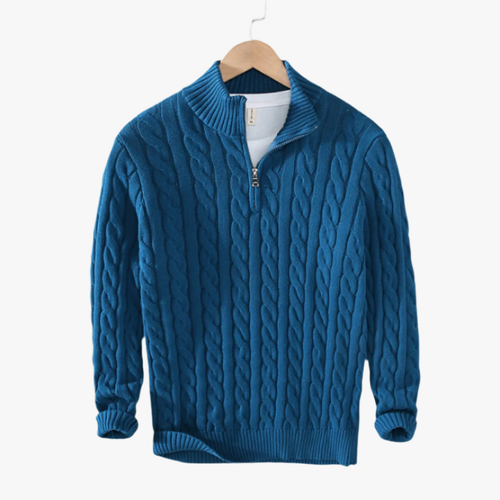 CONSTANCE HALF ZIP SWEATER