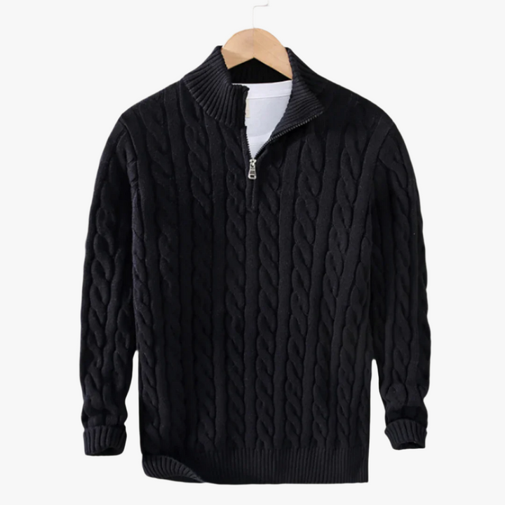 CONSTANCE HALF ZIP SWEATER