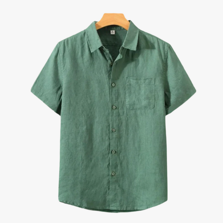 CANNES LINEN SHIRT (SHORTSLEEVE)