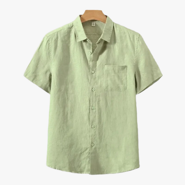 CANNES LINEN SHIRT (SHORTSLEEVE)