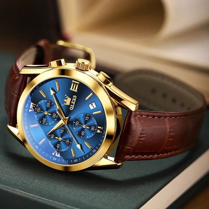 QUARTZ LUMINOUS CHRONOGRAPH WATCH | Radiant Timekeeping Precision