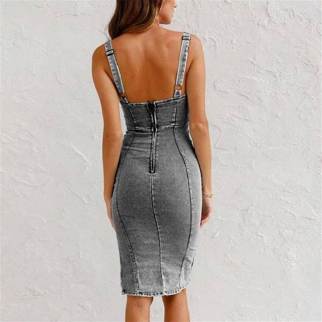 Celestia - Denim Dress