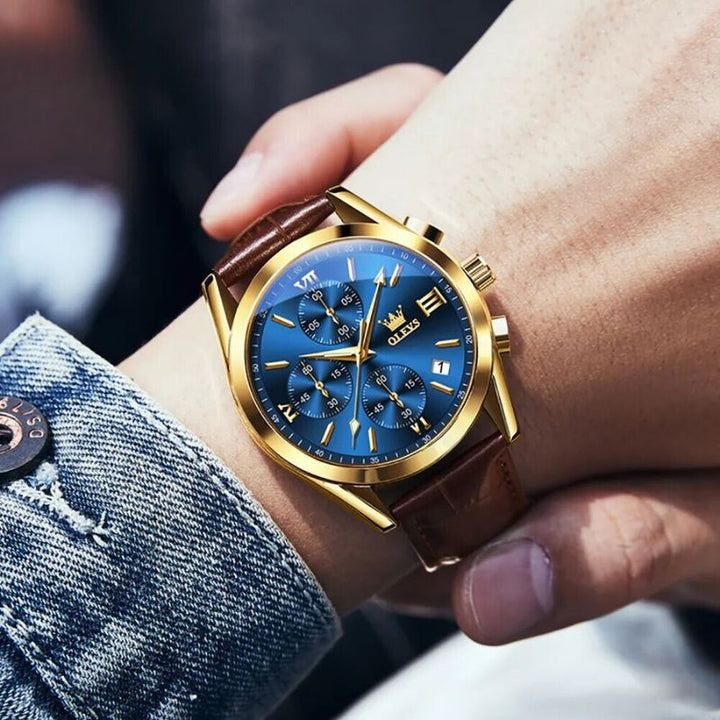 QUARTZ LUMINOUS CHRONOGRAPH WATCH | Radiant Timekeeping Precision