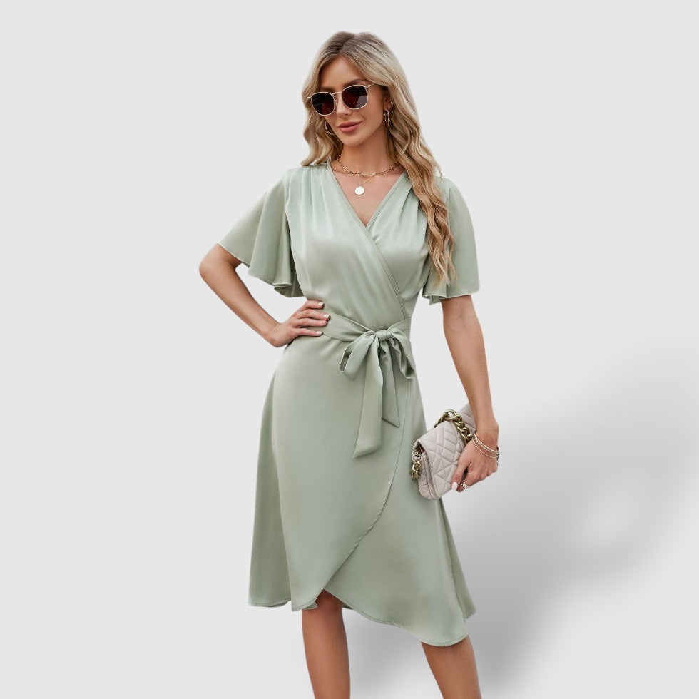 Leoré | Short sleeve Mid dress