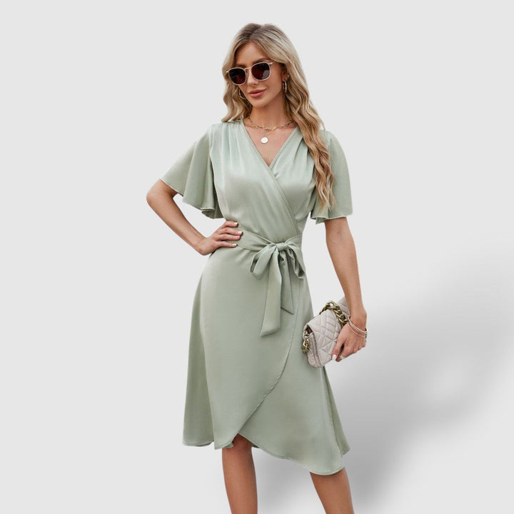 Leoré | Short sleeve Mid dress
