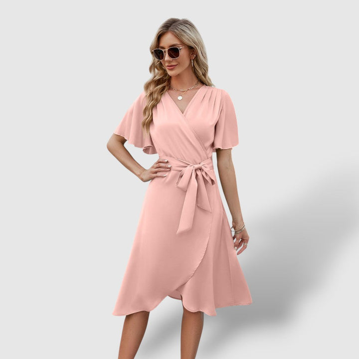 Leoré | Short sleeve Mid dress