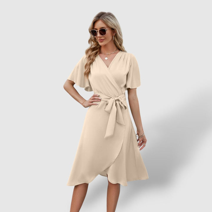 Leoré | Short sleeve Mid dress