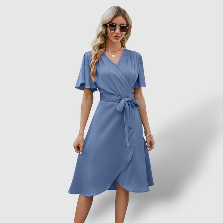 Leoré | Short sleeve Mid dress