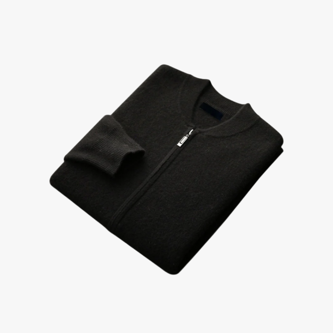 ROUND NECK TOP WOOL JACKET