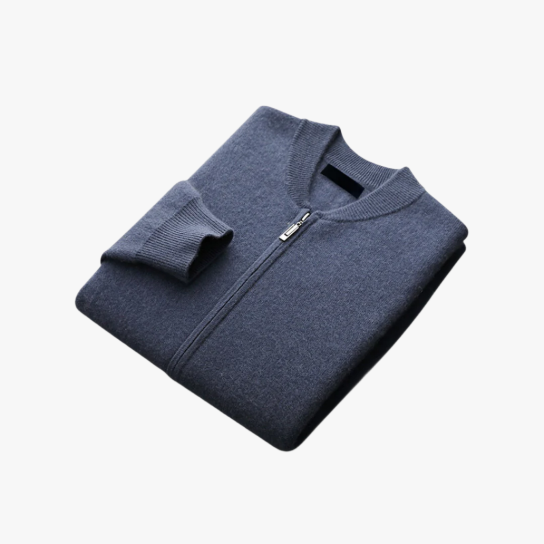 ROUND NECK TOP WOOL JACKET