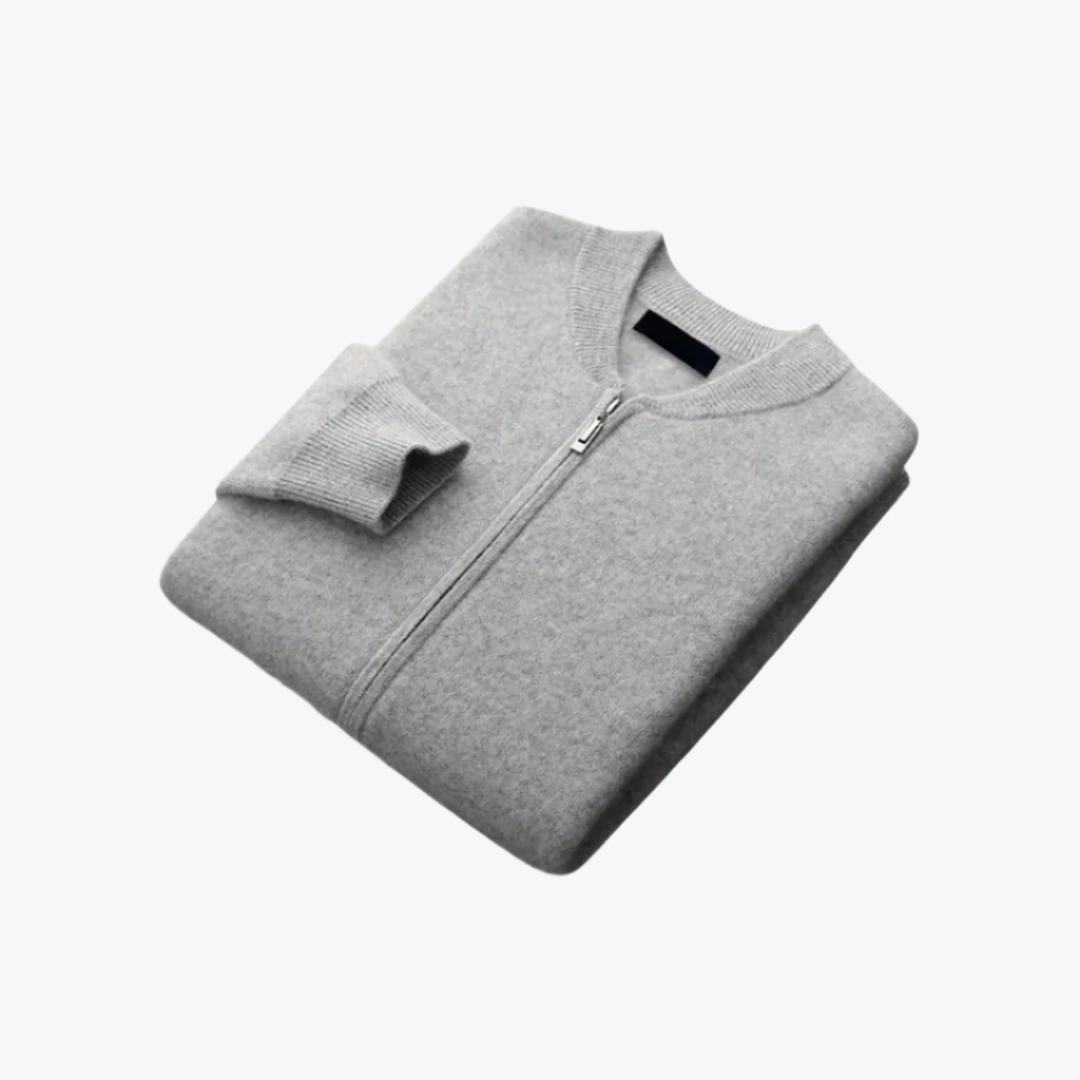 ROUND NECK TOP WOOL JACKET
