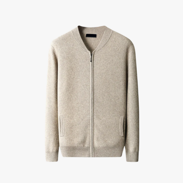 ROUND NECK TOP WOOL JACKET