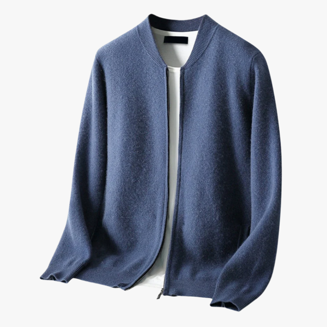 ROUND NECK TOP WOOL JACKET