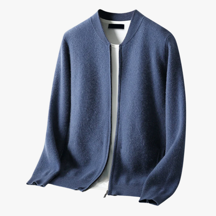 ROUND NECK TOP WOOL JACKET