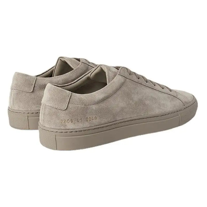 LIGHT GREY SUEDE SNEAKER