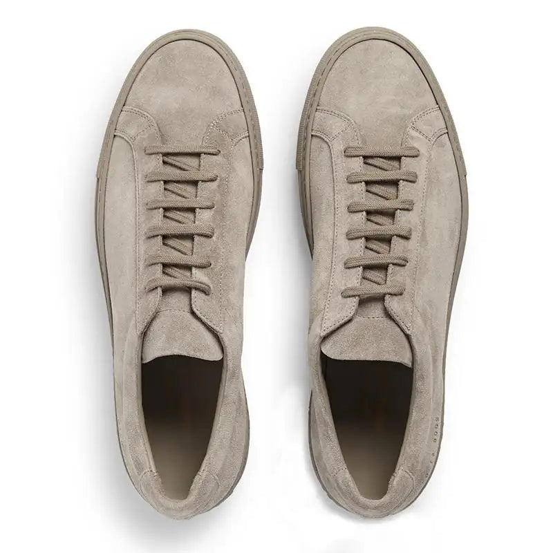 LIGHT GREY SUEDE SNEAKER