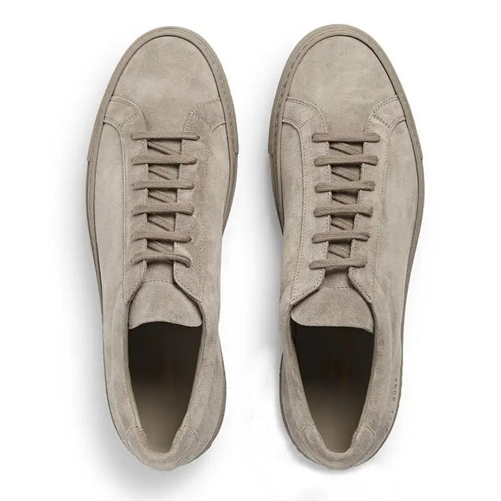 LIGHT GREY SUEDE SNEAKER
