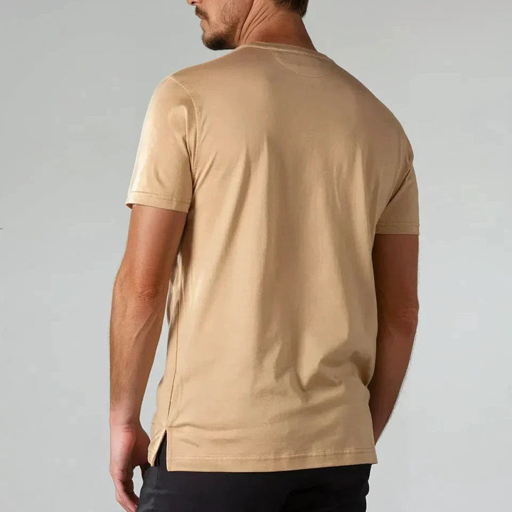 SHINY COTTON T-SHIRT