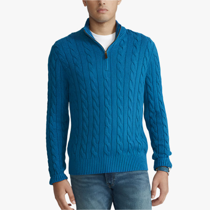 CONSTANCE HALF ZIP SWEATER