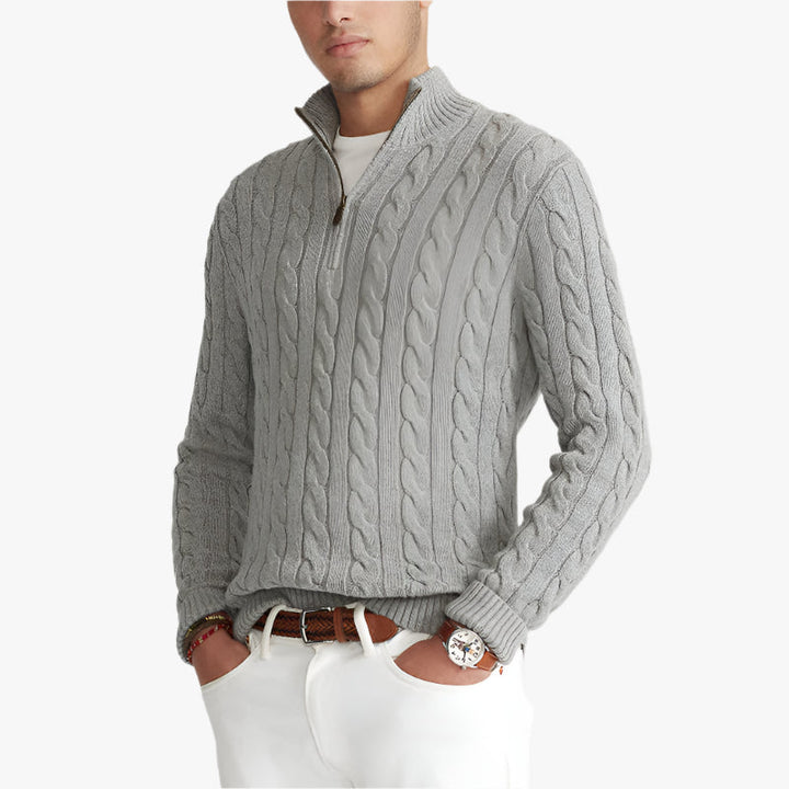 CONSTANCE HALF ZIP SWEATER