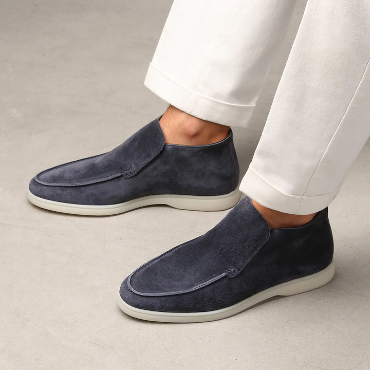 VITTORIA HIGH SUEDE LOAFERS