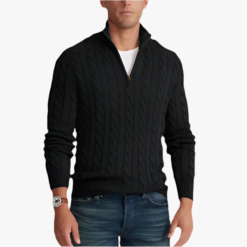 CONSTANCE HALF ZIP SWEATER