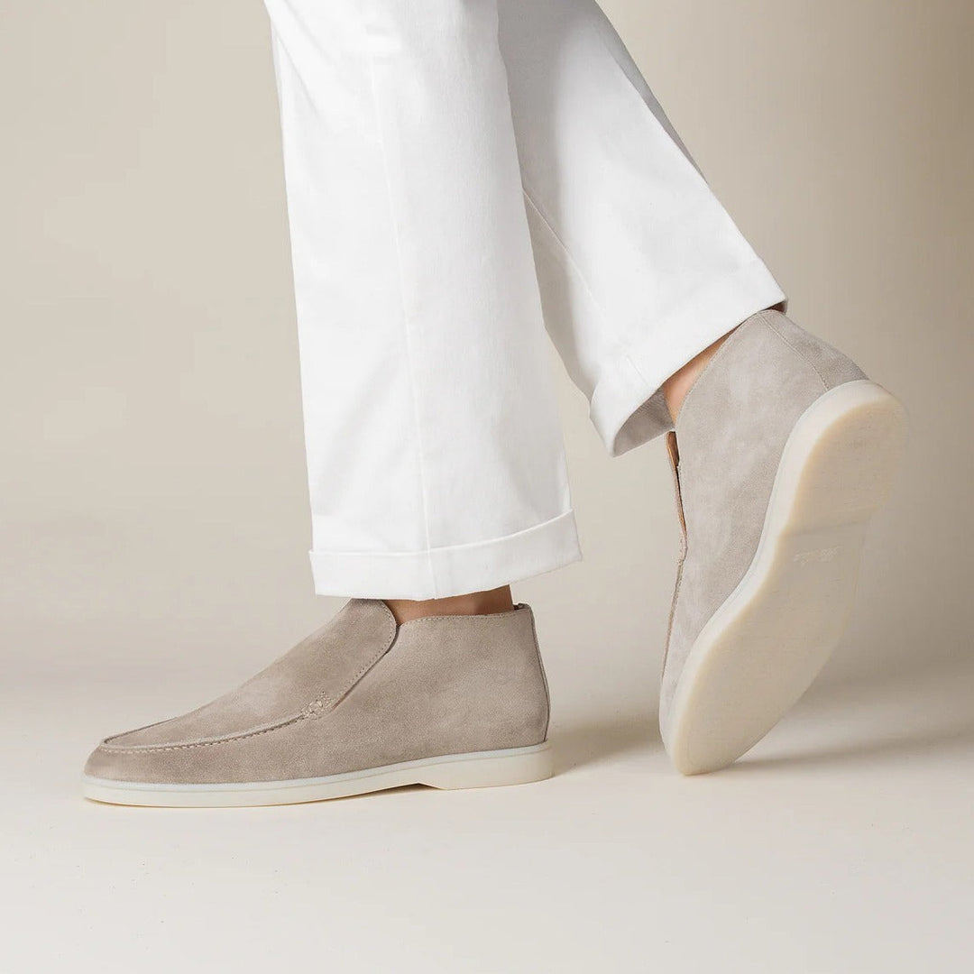 VITTORIA HIGH SUEDE LOAFERS