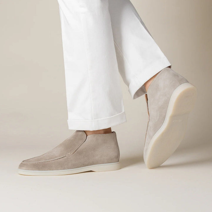 VITTORIA HIGH SUEDE LOAFERS