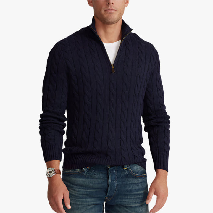 CONSTANCE HALF ZIP SWEATER