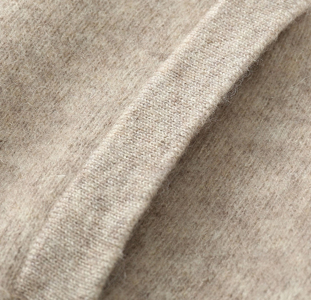 ROUND NECK TOP WOOL JACKET