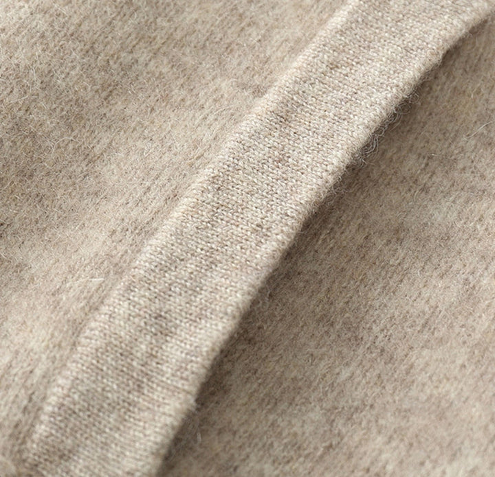 ROUND NECK TOP WOOL JACKET