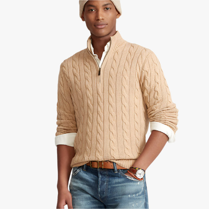 CONSTANCE HALF ZIP SWEATER