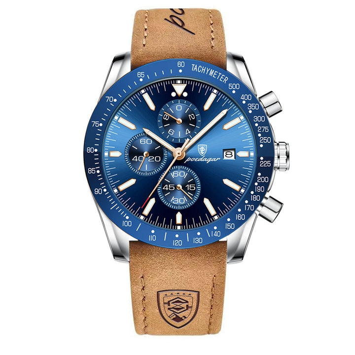 SHINING DATE CHRONOGRAPH WATCH | Radiant Time Measurement