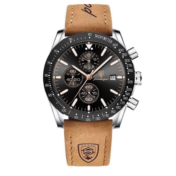 SHINING DATE CHRONOGRAPH WATCH | Radiant Time Measurement