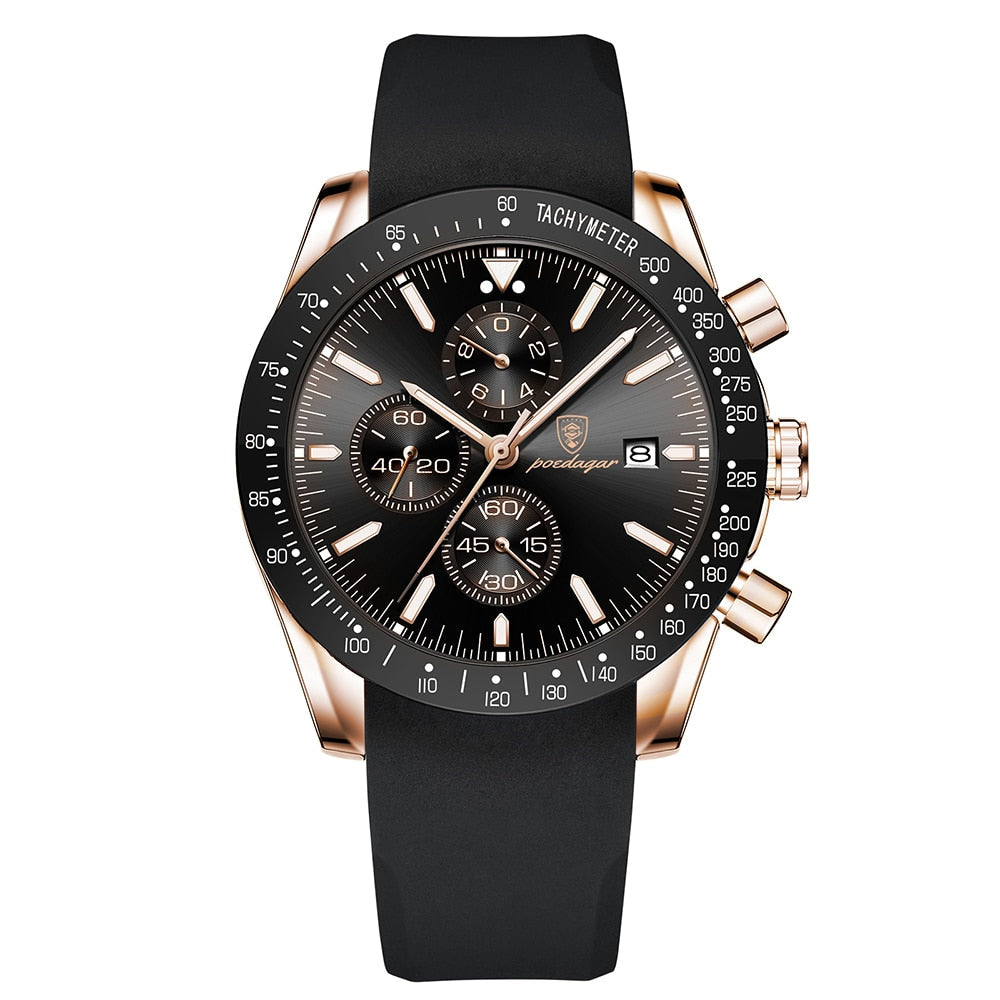 SHINING DATE CHRONOGRAPH WATCH | Radiant Time Measurement