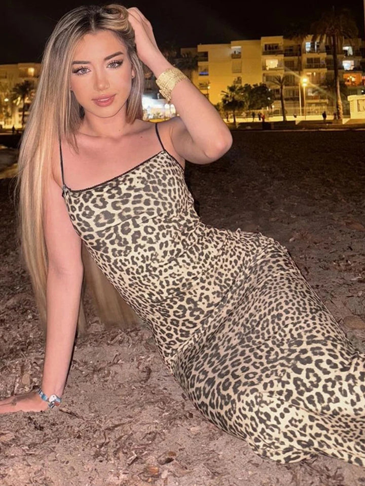 Leanne | Panter Print Dress