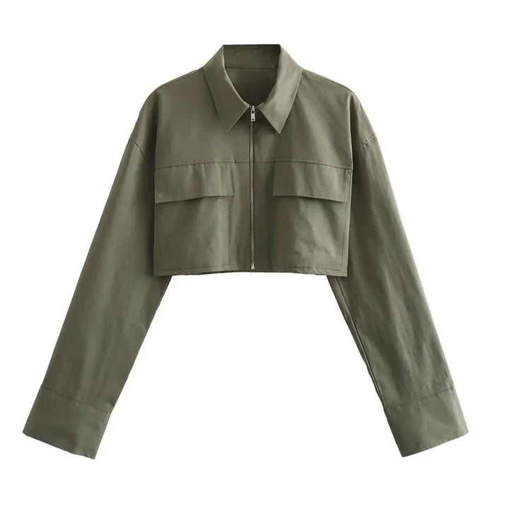 Francesca| french short trench shirt